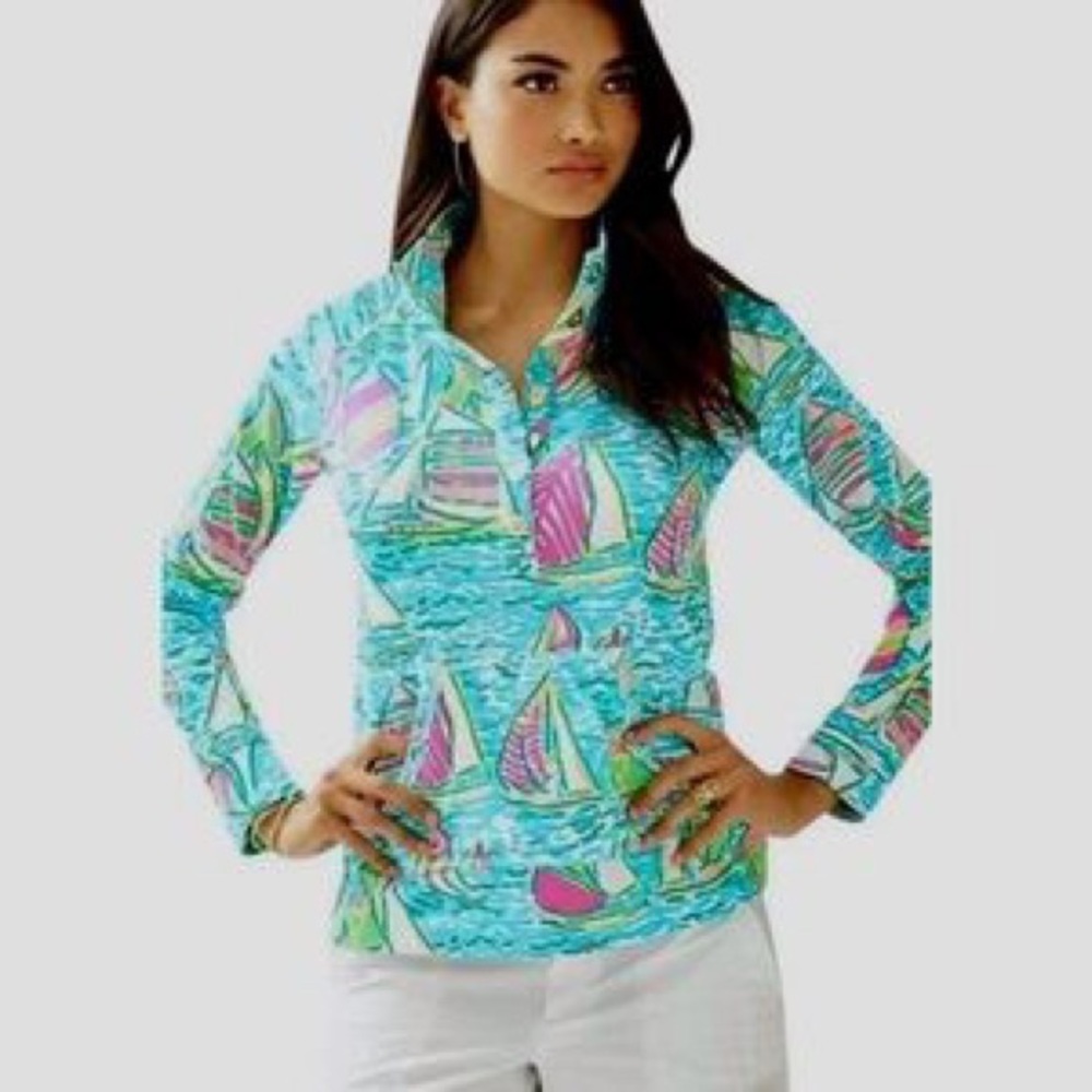 Lilly Pulitzer Skipper Popover You Gotta Regatta